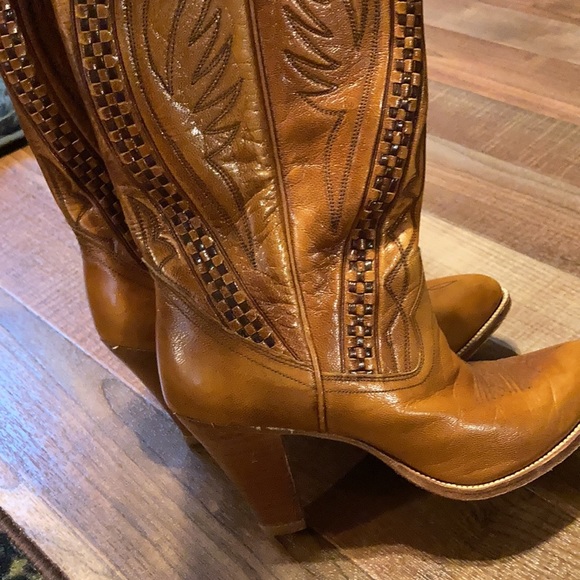 Vintage Dan Post western boots size 6M - Picture 6 of 12